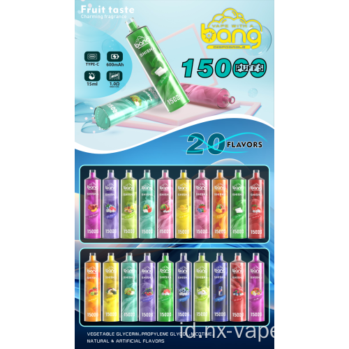 Bang Shisha 15000 Puff Vape Wholesale